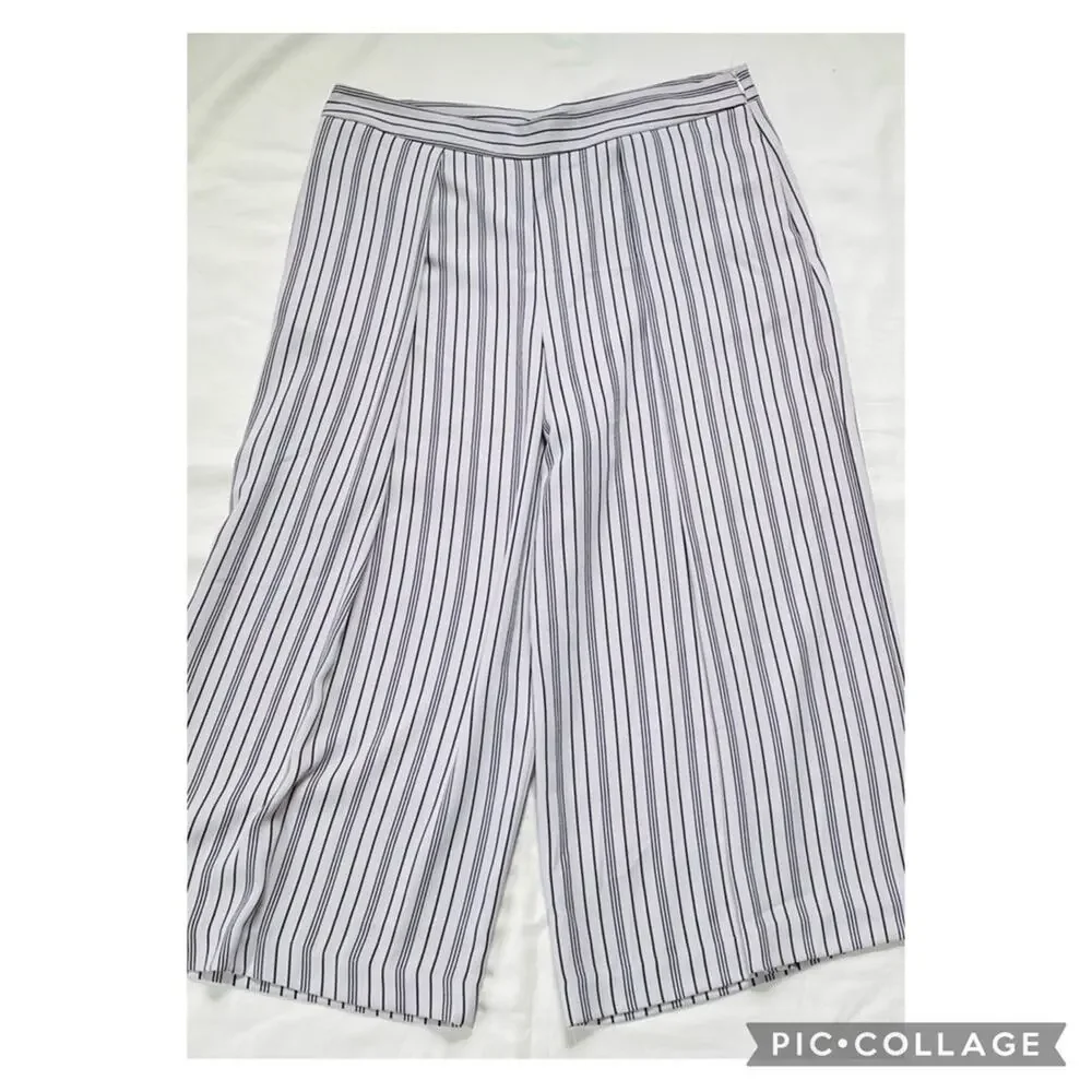 Lord and Taylor Striped Wide Leg Pants